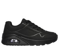 Skechers Boy's Uno - Stand On Air Sneaker in Black, Size 2.5 | Synthetic