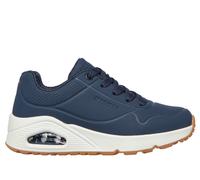 Skechers Boy's Uno - Stand On Air Sneaker in Navy Blue, Size 12.5 | Synthetic