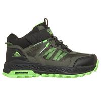 Skechers Boy's Waterproof: Fuse Tread - Canyon Core Boots in Black/Lime, Size 4 | Synthetic/Textile