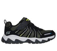 Skechers Boy's Waterproof: Rugged Ranger - Hydro Explorer Sneaker in Black/Green, Size 1.5 | Synthetic/Textile