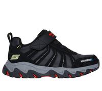 Skechers Boy's Waterproof: Rugged Ranger - Hydro Explorer Sneaker in Black/Red, Size 1.5 | Synthetic/Textile