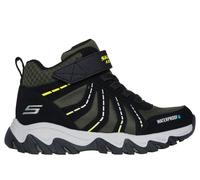 Skechers Boy's Waterproof: Rugged Ranger - Storm Trail Boots in Black/Green, Size 11 | Synthetic/Textile