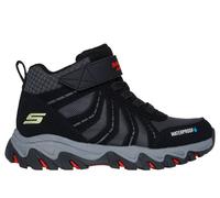 Skechers Boy's Waterproof: Rugged Ranger - Storm Trail Boots in Black/Red, Size 11.5 | Synthetic/Textile