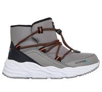 Skechers Boy's Waterproof: Turbo Tread - Storm Glider Boots in Taupe/Black, Size 1.5 | Synthetic/Textile
