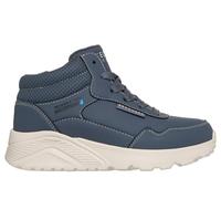Skechers Boy's Waterproof: UNO Lite - Aqua Ave Sneaker in Charcoal, Size 12 | Synthetic