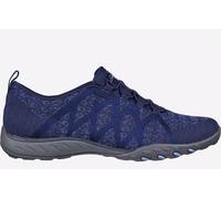 Skechers Breathe-Easy Infi-Knity MEMORY FOAM Trainer Womens - Navy - Size UK 4