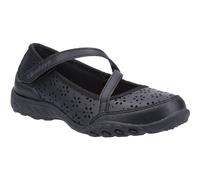 Skechers Girls' Shoes Breathe-Easy Playground Poppies Mary Janes Black UK 9.5 / EU 27