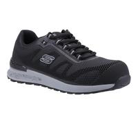 Skechers Bulklin Bragoo S1p Black Work Safety Trainer Men's Shoe #200053EC