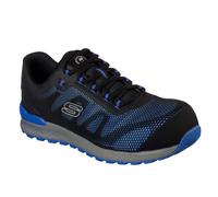 Skechers Bulklin-Lyndale Mens Blue Safety Composite Non-Metal Trainers