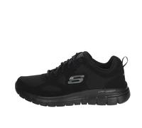 Skechers Burns Agoura, Men's Low-Top Sneakers, Black, 12 UK