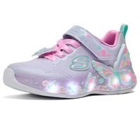 Skechers Butterfly Bliss LVMT Violet blue Kids girls trainers 303065L in a Plain Textile in Size 27