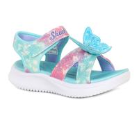 Skechers Baby Girls Jumpsters Sandal Butterfly Brites Flat, Blue, 11.5 UK Child