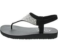 Skechers Women's Meditation Rockstar Womens Toe Post Sandals - Black - Size: 8
