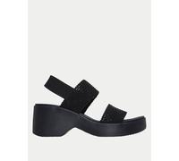 Skechers Cali Day Ankle Strap Platform Sandals Black