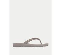 Skechers Cali Flip Flops Taupe