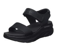 Skechers Cali Women's Women's D'LUX Walker-New Block Sport Sandal Black/Black 7