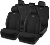 Skechers Car Seat Covers,Premium Breathable Mesh Seat Covers,car seat covers full set Airbag Compatible, Automotive Comfort & Protection for Most Cars,Van,Trucks,SUVs(Full Set,Black)