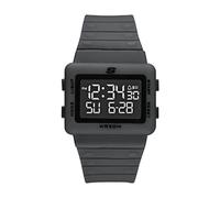 Skechers Men's Quartz Casual Digital Watch, Larson Gray, Chronograph,Digital