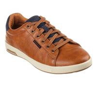 Skechers Cavell Hensley Polyurethane Mens Luggage Trainers - Brown - Size UK 6