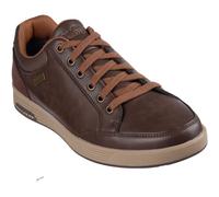 Skechers Men's Cavell Sparkman Sneaker, Chocolate Synthetic, 7 UK