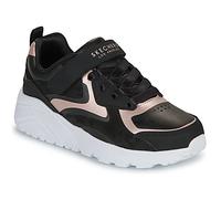 Skechers Uno Lite Metallic Burst Sneaker, Black, 4 UK Child