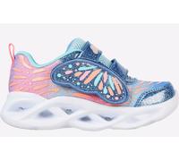 Skechers Childrens Unisex Twisty Brights Wingin' It Infant - Blue Mixed Material - Size UK 4 Infant
