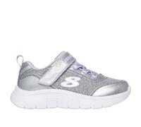 Skechers Comfy Flex 3.0 - Lil Stylish Sneaker in Light Gray, Size 8 | Textile/Synthetic