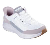 Skechers Contour Foam Cozy Fit Textile WoMens White/Lavender Trainers - Size UK 4
