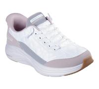 Skechers Contour Foam Cozy Fit Textile Women's White/Lavender Trainers UK 8