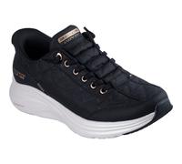 Skechers Contour Foam Golden Hour Textile Womens Black/Rose Gold Trainers - Size UK 6