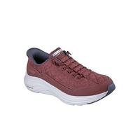 Skechers Contour Foamcozy Fit Slip-Ins Deconstructed Quilted Sneaker, Dark Red, Size 7, Men Dark Red