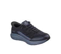 Skechers Men's Contour Foam CORDELUX Trainers, Black Cozycord/Pu/Charcoal Trim, 11 UK