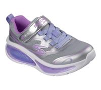 Skechers Girls' Cosmic Glow 2.0 Trainer, Silver, 1.5 UK Child