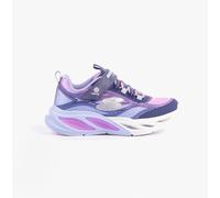 Skechers COSMIC GLOW Girls Casual Bungee Stretch Laces Trainers