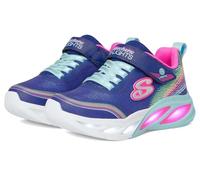 SKECHERS Cosmic Glow Girls' Trainers, Navy Multicolour, 11 UK