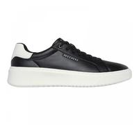 Skechers Court Break - Suit Sneaker Black Men's Comfy Versatile Sneakers