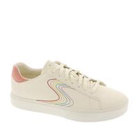 Skechers Court Classics Eden LX-Lined Up Women's Sneaker, Natural-multi, 6 UK