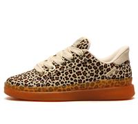 RRP £79.99 - Skechers Courtside Leopard Womens Hands Free Slip In Trainers