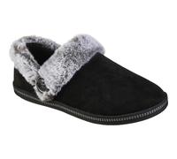 Women's Skechers Women's Cozy Campfire Fresh Toast Slipper in Black - Size: 5