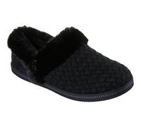 Skechers Slippers Cozy Campfire Frosty Promise Polyester Women's Black UK 4