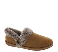 Skechers Cozy Campfire Ft Womens Fluffy Slippers Brown 4 UK