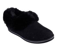 Women's Skechers Womens Cozy Campfire Suede Memory Foam Clog Style Slipper - Black - Size: 5