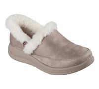 Skechers Women's Cozy Escape Slipper, Taupe, 6 UK