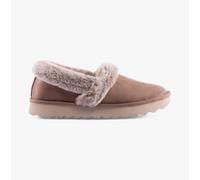 Skechers Women's Cozy Up Slipper, Taupe Microleather/Faux Fur, 3.5 UK