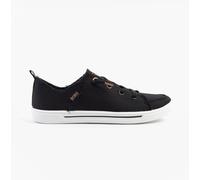 Skechers Cute 2.0 Womens Canvas Lace-Up Memory Foam Black Casual Trainers