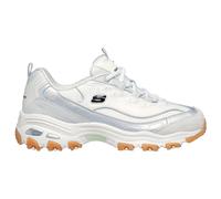 Skechers Dlites White Gray Women Lifestyle Casual Shoes Sneakers 150556-WGY