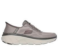 Skechers D Lux Walker 2.0 Rezinate Slip On Runners Mens Taupe 9