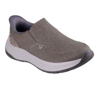 Skechers Decklan - Gulliver Textile Mens Taupe Standard Trainers - Size UK 9