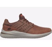 Skechers Delson 3.0 - Ezra MEMORY FOAM Mens - Brown Leather - Size UK 10