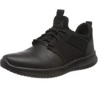 Skechers DELSON AXTON, Men's DELSON AXTON Trainers, Black (Black Leather Bbk), 7 UK (41 EU)